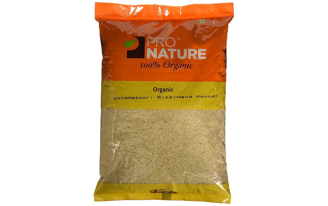 Pro Nature Organic Sonamasoori Rice (Hand Pound)   Pack  5 kilogram